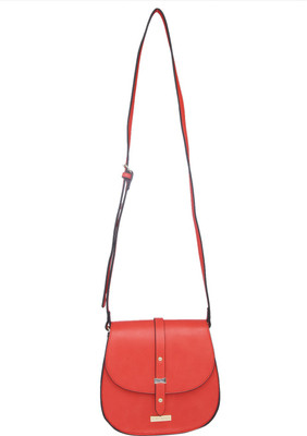 

Vero Moda Women Casual Red PU Satchel