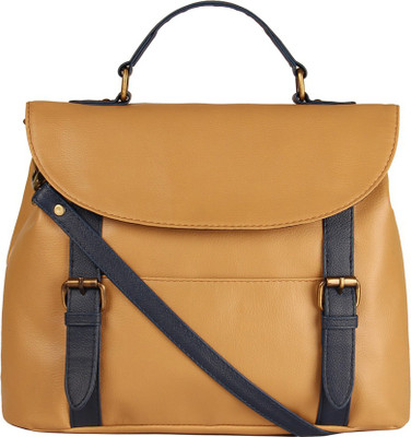 

Purseus Women Casual Beige PU Sling Bag