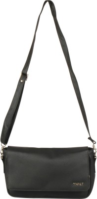 

Merci Women Casual Black PU Sling Bag