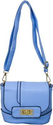 

Heels & Handles Women Formal Blue Leatherette Sling Bag