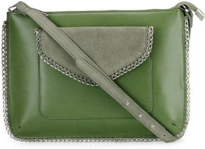 

Phive Rivers Women Evening/Party Green Genuine Leather Sling Bag
