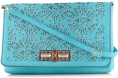 49% OFF on Daphne Women Casual Blue PU Sling Bag 49% OFF on Daphne Women Casual Blue PU Sling Bag