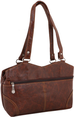 

Sukkhi Women Casual Brown PU Shoulder Bag