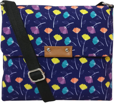 

Lemon Trunk Women Multicolor Canvas, Polyester Sling Bag