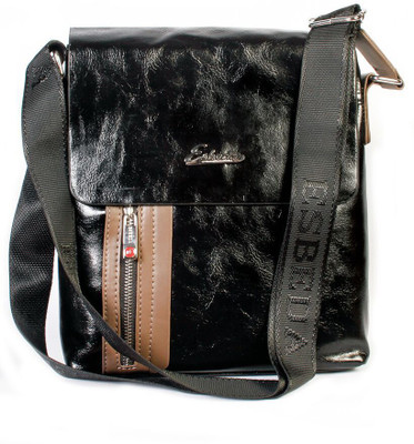 

Esbeda Men Formal Black PU Sling Bag