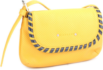 Caprese Women Casual Yellow Sling Bag