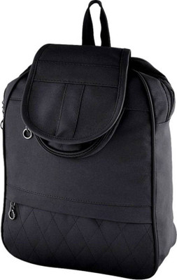 

BABERWAL ENTERPRISES Girls Casual Black Leatherette Sling Bag