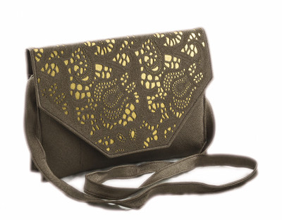 

Voaka Women Casual Brown Leatherette Sling Bag