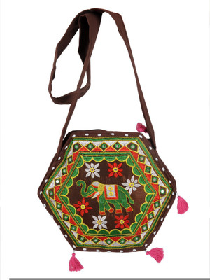 

Ratash.com Women Casual Multicolor Cotton Sling Bag