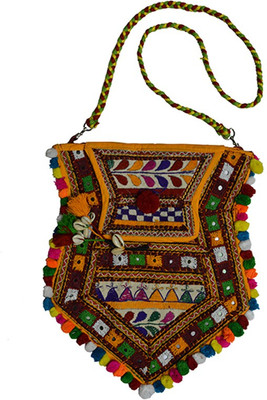 

Craftuno Women Casual Multicolor Cotton Sling Bag