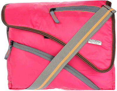 

JG Shoppe Men Casual Pink Polyester Sling Bag