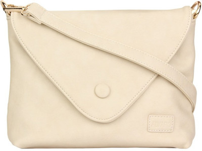 

Alvaro Castagnino Women Casual White PU Sling Bag