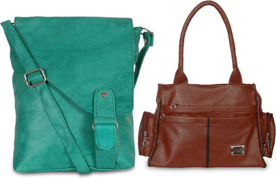 

Oddish Women Casual Multicolor Leatherette Shoulder Bag
