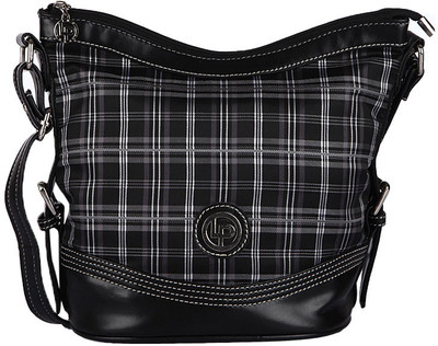 Lino Perros Women Casual Black PU Sling Bag