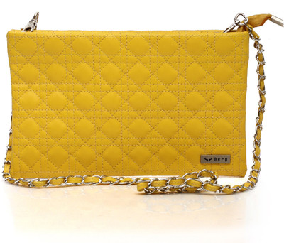 

Bern Women Casual Yellow PU Sling Bag
