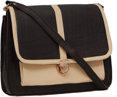

Borse Women Casual Black PU Sling Bag