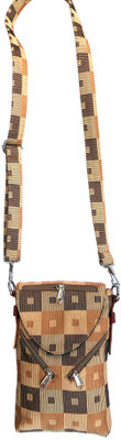 

Stylogy Women Casual Brown Acrylic Sling Bag