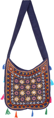 

Rajrang Women Casual Purple Cotton Sling Bag