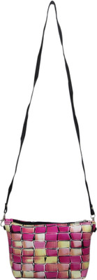 

Heels & Handles Women Casual Multicolor PU Sling Bag