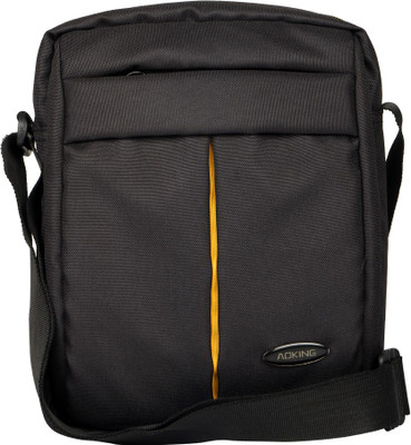 

Aoking Men & Women Casual Black Nylon Sling Bag