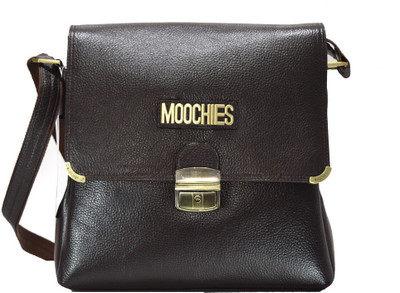 

Moochies Women Casual Brown Leatherette Sling Bag