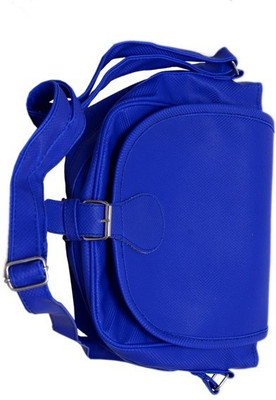 

Cottage Men Casual Blue Canvas Sling Bag