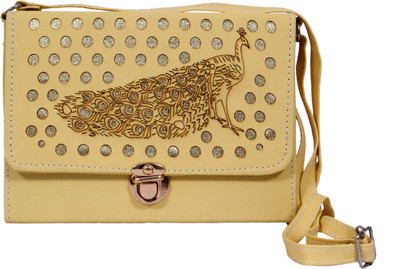 

Zasmina Girls Casual Beige Leatherette Sling Bag