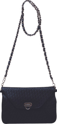 

Fostelo Women Casual Black PU Sling Bag
