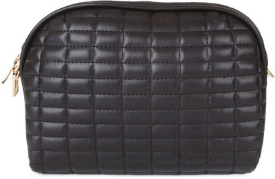 

Kleio Women Casual Black PU Sling Bag