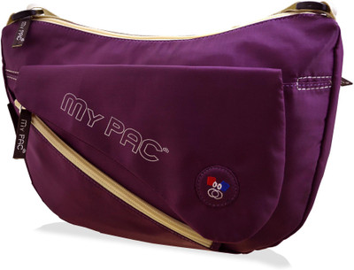 

My Pac Db Women Casual Purple Polyester Sling Bag