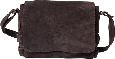 

Romari Women Casual Brown Genuine Leather Sling Bag