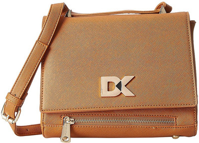 

Diana Korr Women Casual Tan PU Sling Bag