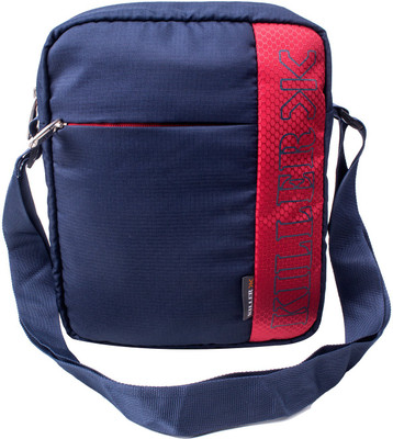 

Killer Men Casual Blue Polyester Sling Bag