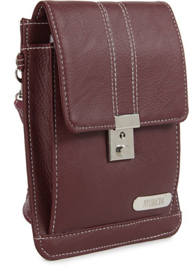 

Murcia Women Casual Maroon Genuine Leather Sling Bag