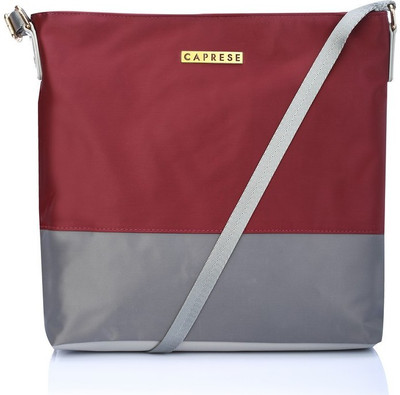 

Caprese Women Casual Grey Nylon Sling Bag