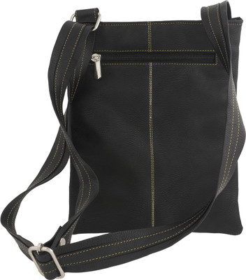 

Fashion Leather Women Casual Black Leatherette Sling Bag