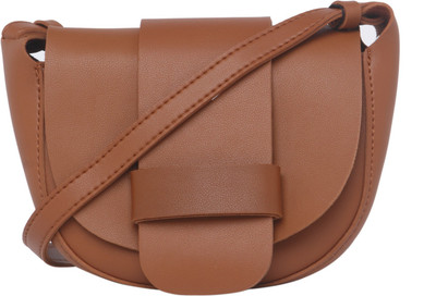 

Fur Jaden Women Formal Brown PU Sling Bag