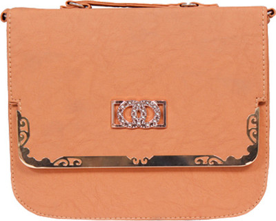 

Kshipra Fashion Girls Casual Orange Leatherette Sling Bag