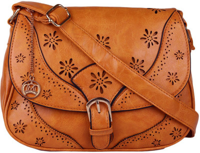 

Moedbuille Women Casual Tan PU Sling Bag