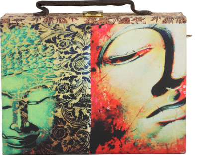 

Zoe Makhoa Women Casual Multicolor Silk Sling Bag
