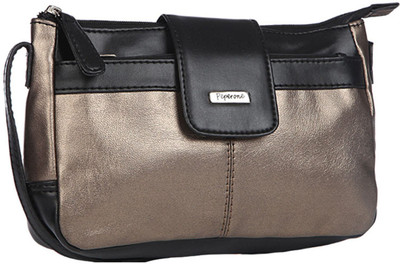 

Peperone Women Casual Black PU Sling Bag