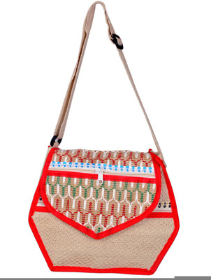 

Ratash.com Women Casual Beige Jute Shoulder Bag