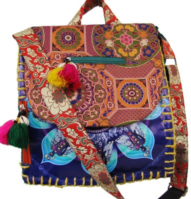 

The House of Tara Women Casual Multicolor Brocade Sling Bag