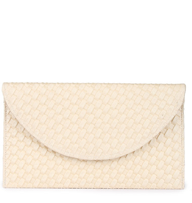

Kleio Women Evening/Party Beige Leatherette Sling Bag