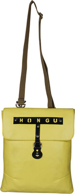 

Tryfeet Women Casual Yellow PU Sling Bag