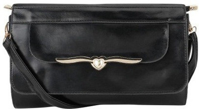 

Liza Women Casual Black PU Sling Bag