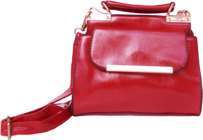 

Feliza Women Casual Red Leatherette Sling Bag