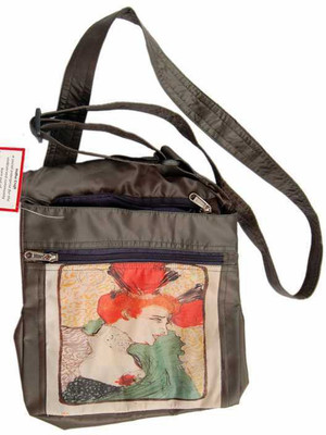 

The Museum Outlet Girls Casual Multicolor Canvas Messenger Bag