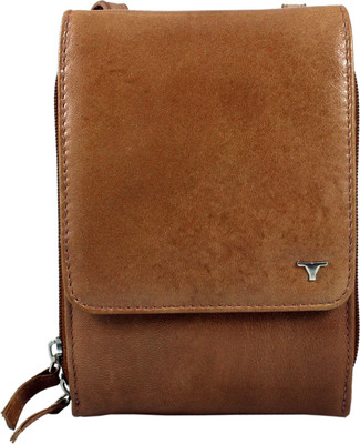 

Bulchee Women Casual Tan Genuine Leather Sling Bag