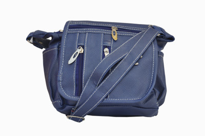 

Solly Women Casual Blue PU Sling Bag